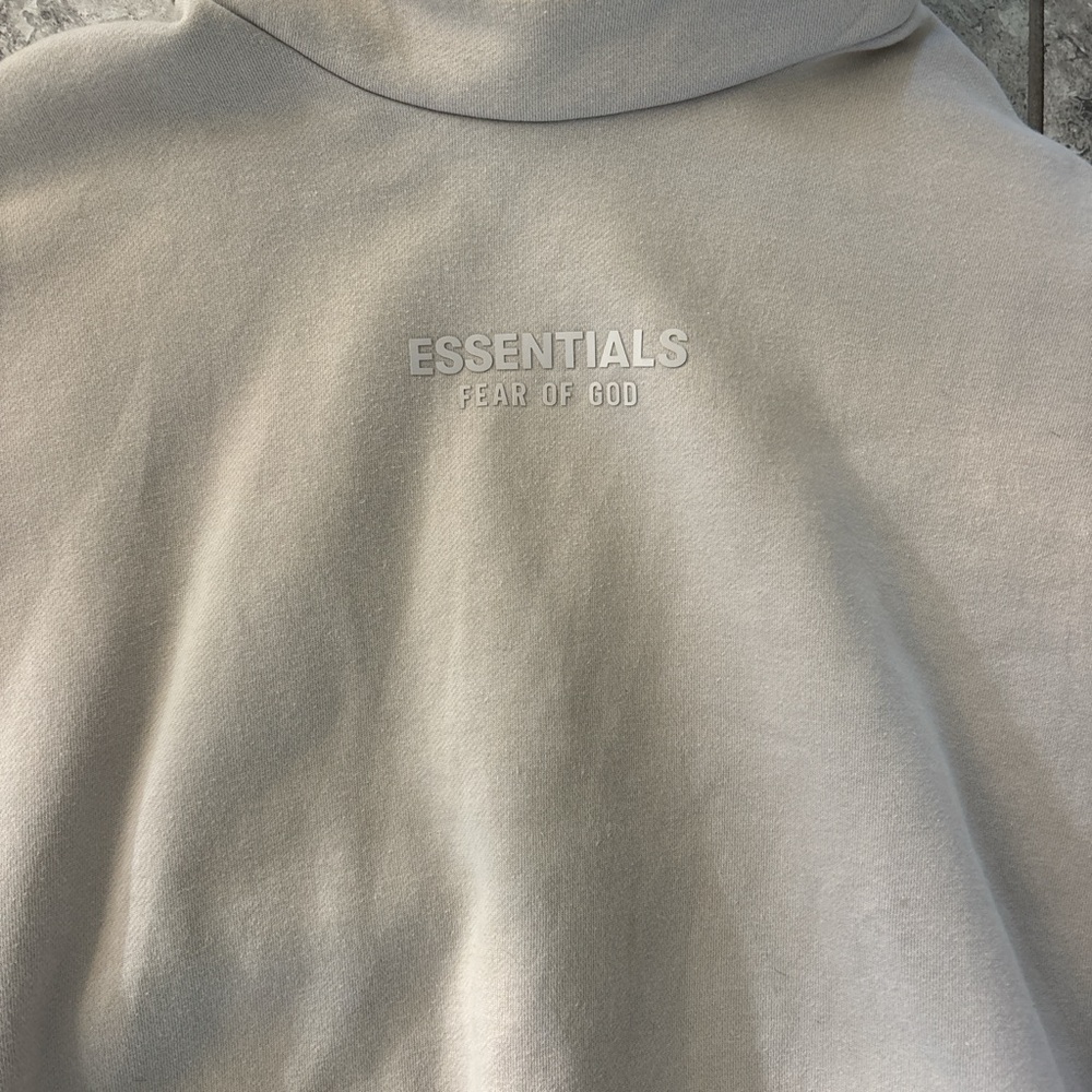Fear of God Essentials Hoodie in Beige - Picture 2 of 3